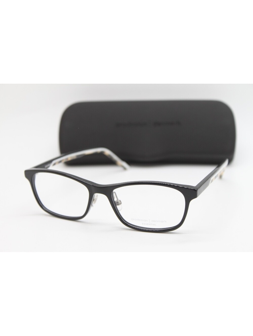 NEW PRODESIGN DENMARK BLADE 1 N C. 6032 BLACK AUTHENTIC EYEGLASSES W/CASE 52-16